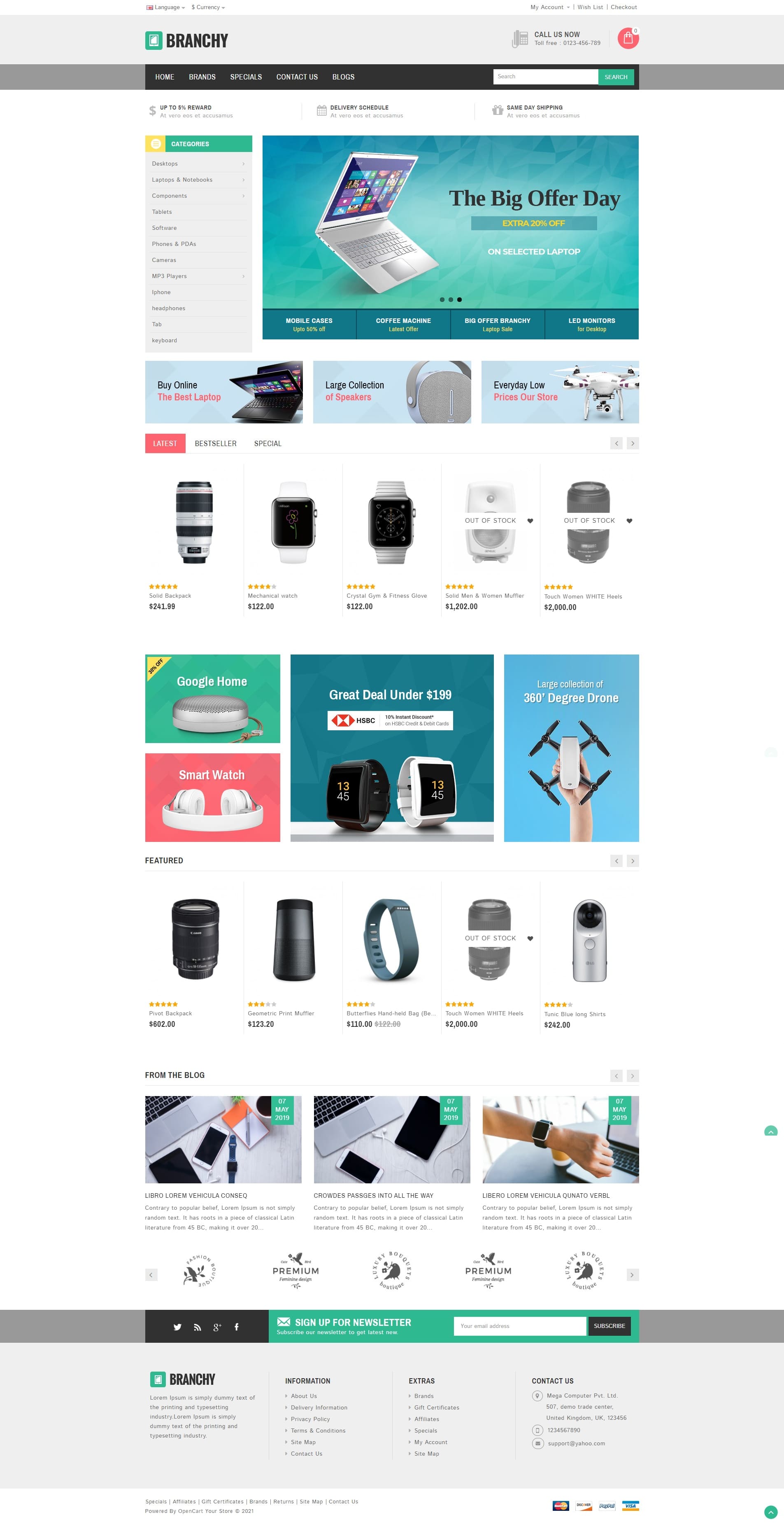 Branchy - Responsive Theme